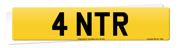 Registration number 4 NTR